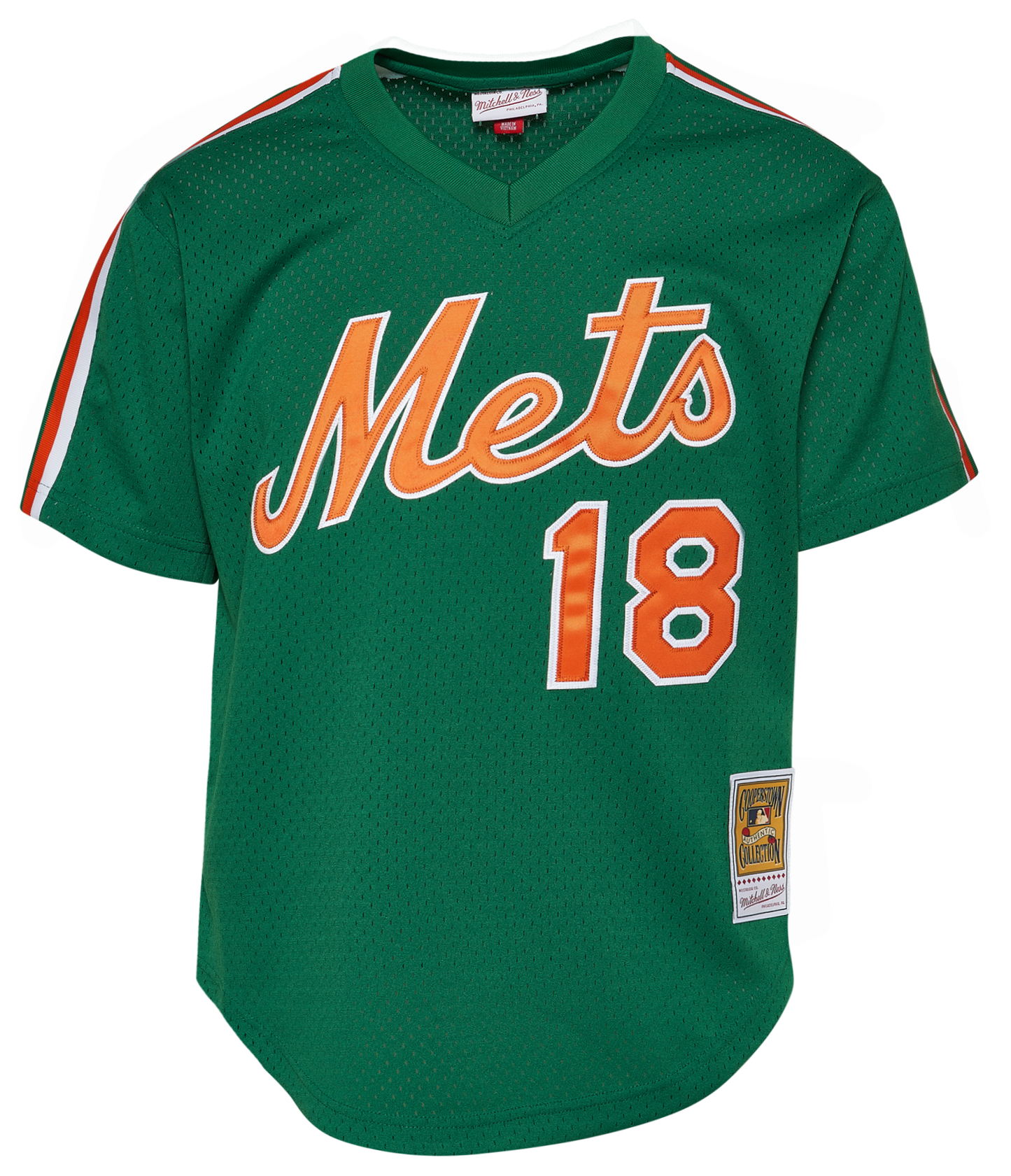 Men's Mitchell & Ness Mets BP Pullover Jersey - Green