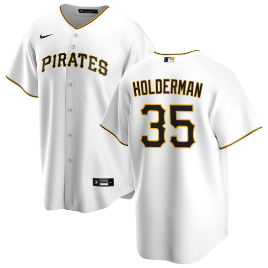 Colin Holderman Pittsburgh Pirates Nike Home Replica Jersey - White