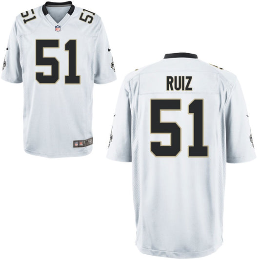 Cesar Ruiz Nike New Orleans Saints Youth Game Jersey