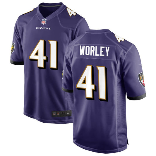 Daryl Worley Baltimore Ravens Nike Game Jersey - White