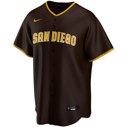 Men's Manny Machado Nike Padres Alternate Replica Player Jersey - Brown