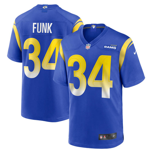 Jake Funk Los Angeles Rams Nike Game Player Jersey - Royal