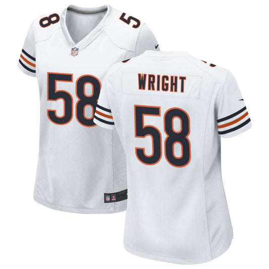 Darnell Wright Chicago Bears Nike Women's Game Jersey - White