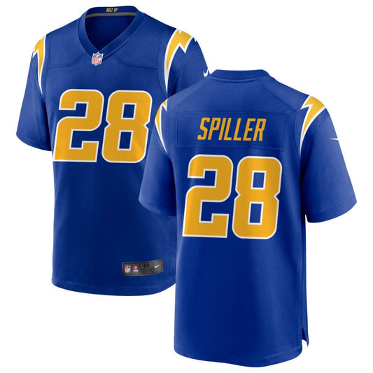 Isaiah Spiller Los Angeles Chargers Nike Alternate Game Jersey - Royal