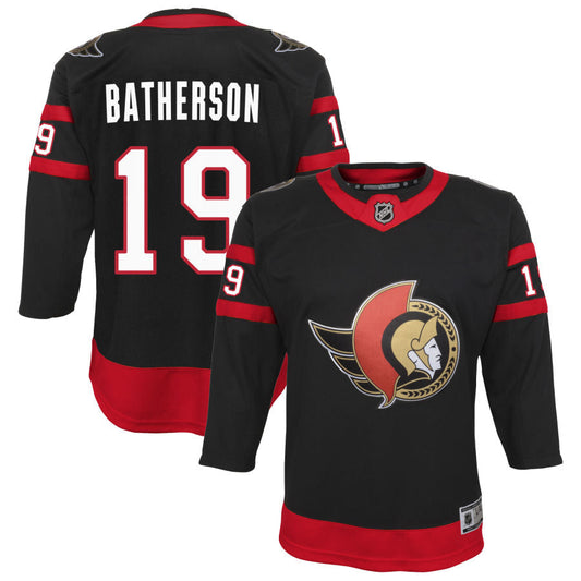 Drake Batherson Ottawa Senators Youth Home Premier Jersey - Black