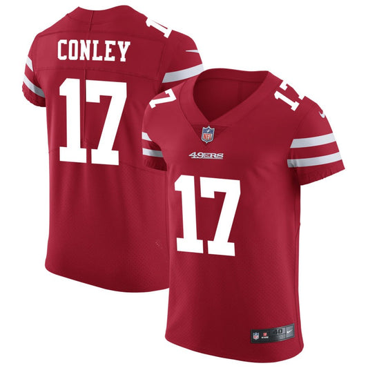 Chris Conley San Francisco 49ers Nike Vapor Untouchable Elite Jersey - Scarlet