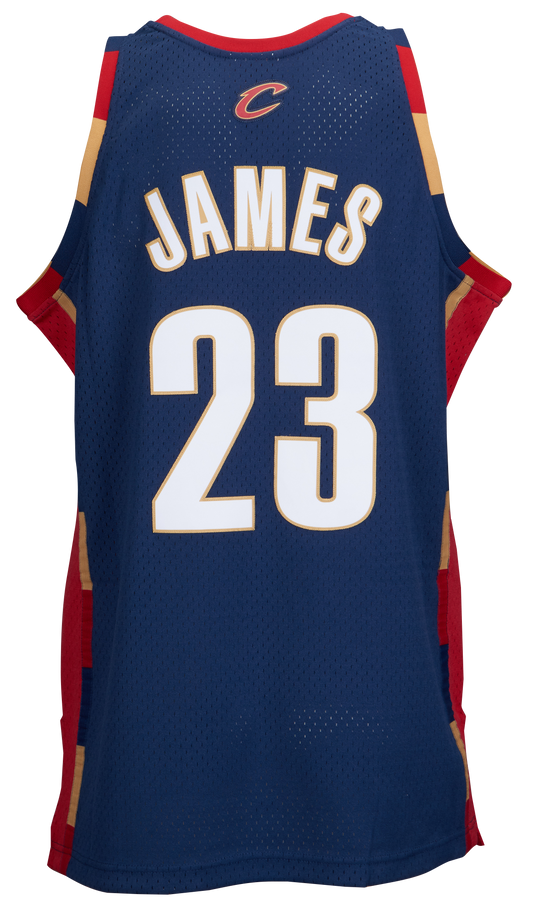 Men's James Lebron Mitchell & Ness Cavaliers Swingman Jersey - Navy