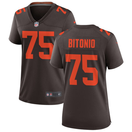 Joel Bitonio Cleveland Browns Nike Women's Alternate Game Jersey - Brown