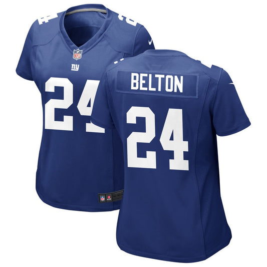 Dane Belton New York Giants Nike Women's Jersey - Royal