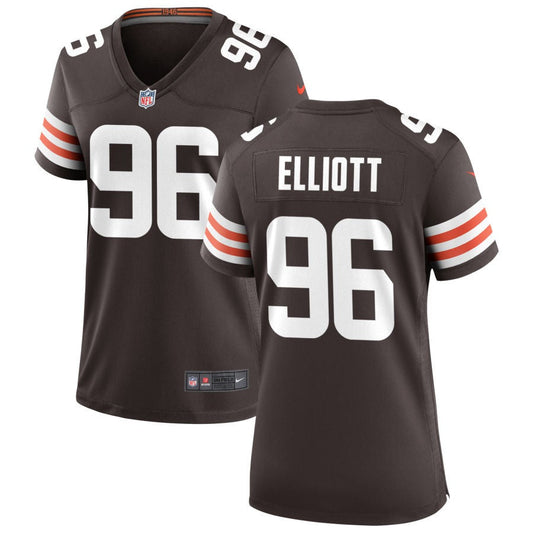 Jordan Elliott Nike Cleveland Browns Women's Game Jersey - Brown