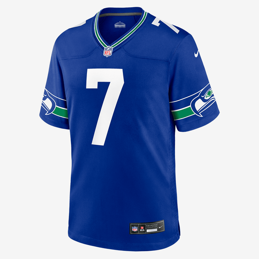 Geno Smith Seattle Seahawks Men's Nike NFL Game Football Jersey - Royal Blue