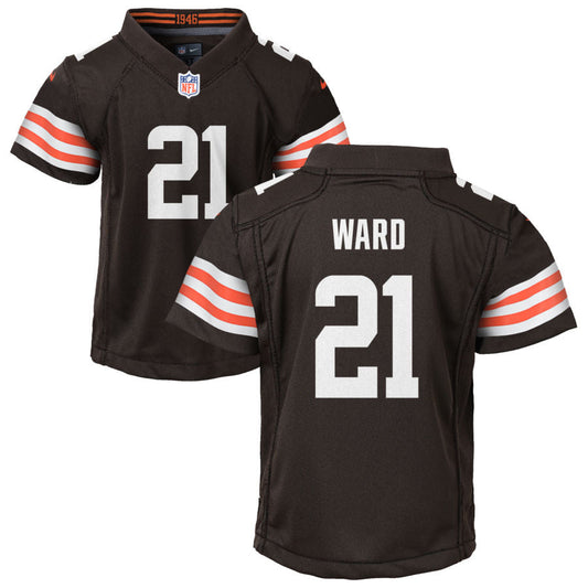 Denzel Ward Nike Cleveland Browns Youth Game Jersey - Brown