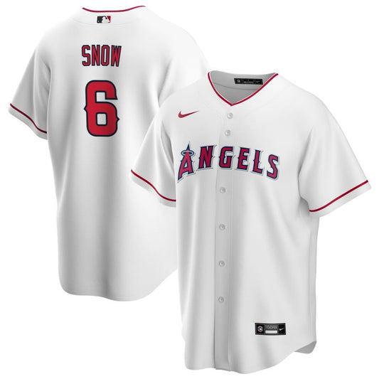 JT Snow Los Angeles Angels Nike Home RetiredReplica Jersey - White