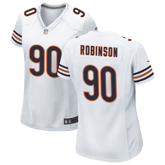 Dominique Robinson Chicago Bears Nike Women's Game Jersey - White