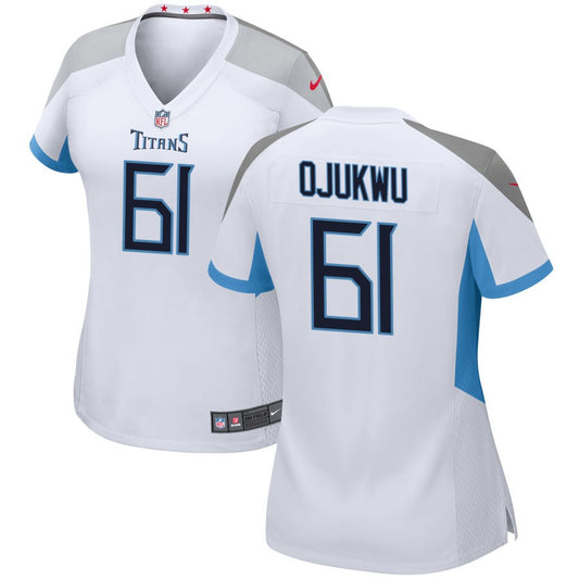 John Ojukwu Tennessee Titans Nike Women's Game Jersey - White
