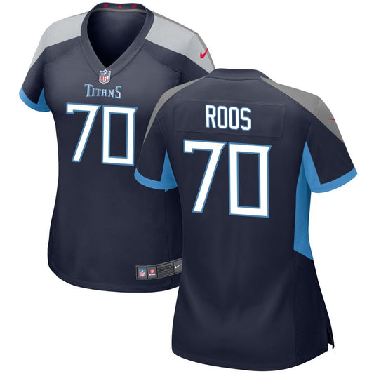 Jordan Roos Tennessee Titans Nike Women's Game Jersey - Navy