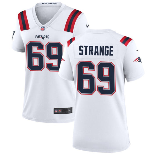 Cole Strange Nike New England Patriots Women's Game Jersey - White