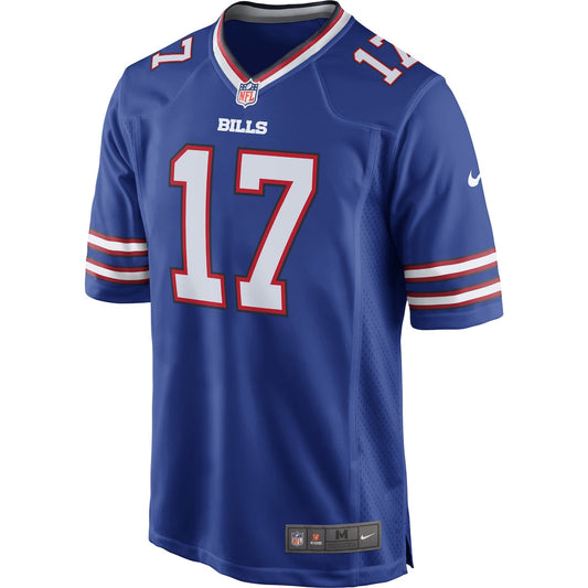 Men's Josh Allen Nike Bills Logo Game Jersey - Blue