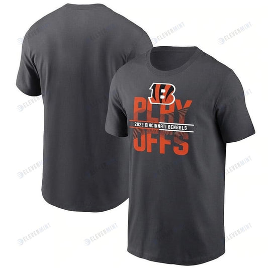 Cincinnati Bengals 2022 Playoffs Iconic T-Shirt - Anthracite