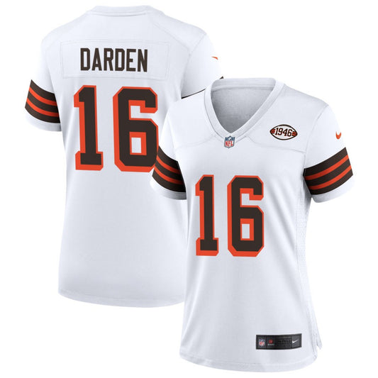 Jaelon Darden Cleveland Browns Nike Women's 1946 Collection Alternate Jersey - White