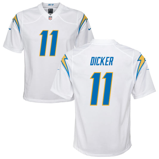 Cameron Dicker Los Angeles Chargers Nike Youth Game Jersey - White