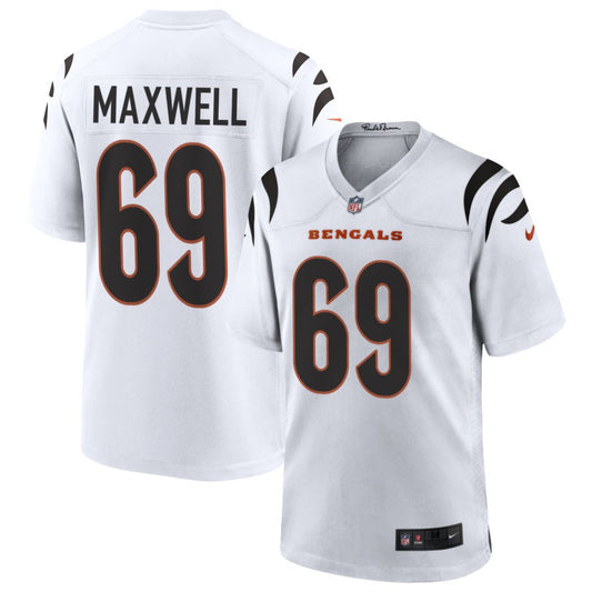 Devonnsha Maxwell Cincinnati Bengals Nike Game Jersey - White