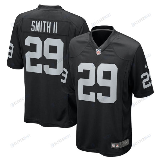 Christopher Smith II 29 Las Vegas Raiders Men Team Game Jersey - Black