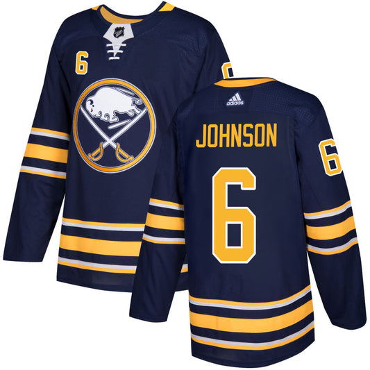 Erik Johnson Buffalo Sabres adidas Authentic Jersey - Navy