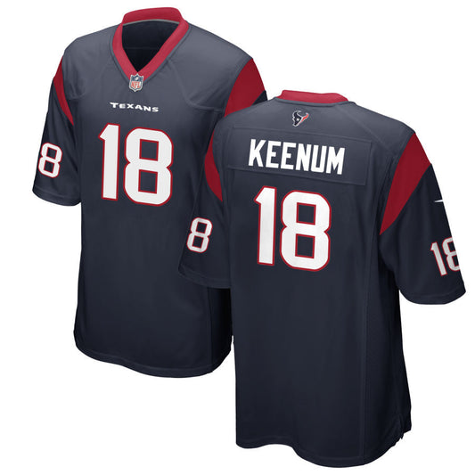 Case Keenum Houston Texans Nike Game Jersey - Navy