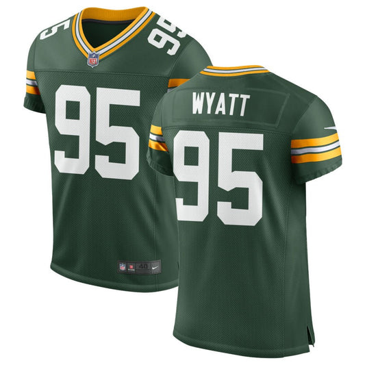 Devonte Wyatt Green Bay Packers Nike Classic Elite Jersey - Green