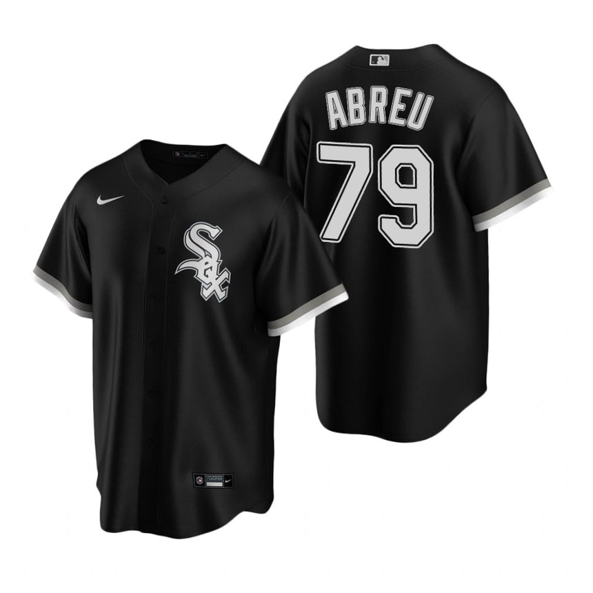 Men's Jose Abreu Chicago White Sox Black Alternate Premium Replica Jersey