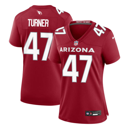 Ezekiel Turner Arizona Cardinals Nike Women's Game Jersey - Cardinal