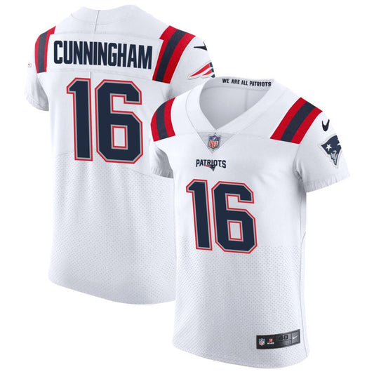 Malik Cunningham New England Patriots Nike Vapor Elite Jersey - White