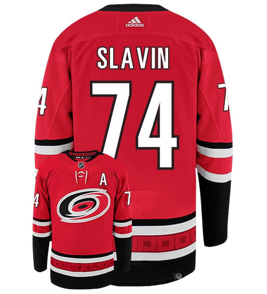 Jaccob Slavin Carolina Hurricanes Adidas Primegreen Authentic NHL Hockey Jersey