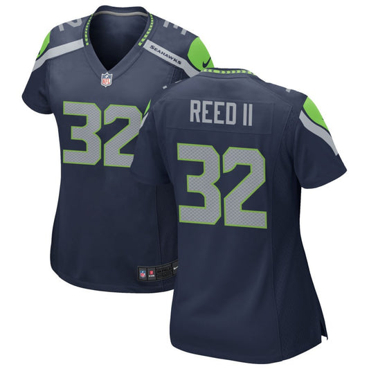 Jerrick Reed II Seattle Seahawks Nike Women's Game Jersey - College Navy