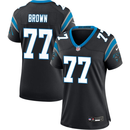 Deonte Brown Carolina Panthers Nike Women's Game Jersey - Black