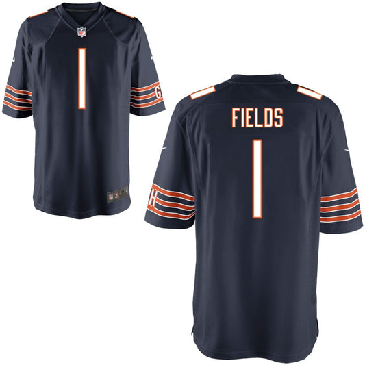 Justin Fields Chicago Bears Nike Youth Game Jersey - Navy