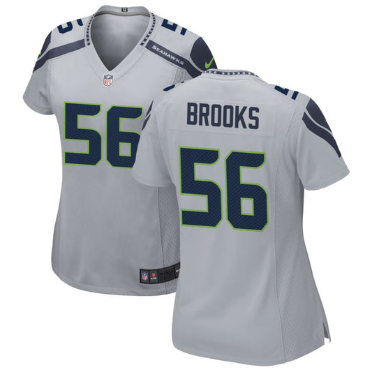 Jordyn Brooks Seattle Seahawks Nike Women's Alternate Game Jersey - Gray