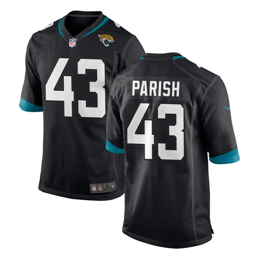 Derek Parish Jacksonville Jaguars Nike Youth Team Color Game Jersey - Black