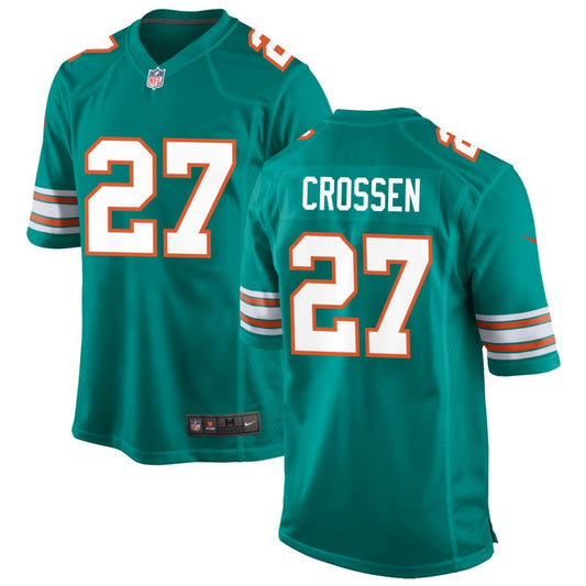 Keion Crossen Miami Dolphins Nike Alternate Game Jersey - Aqua