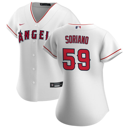 Jose Soriano Los Angeles Angels Nike Women's Home Replica Jersey - White