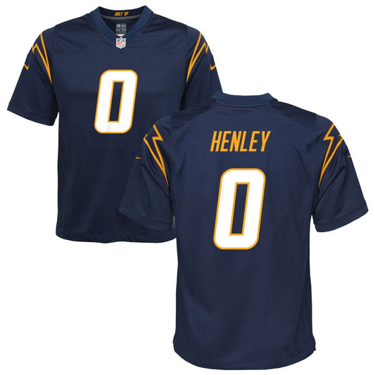 Daiyan Henley Los Angeles Chargers Nike Youth Alternate Game Jersey - Navy