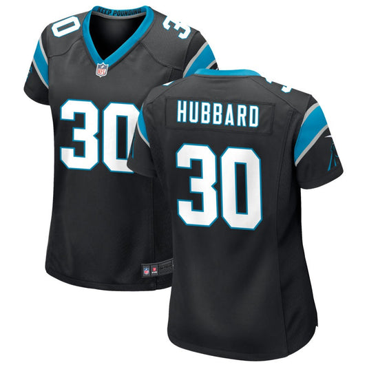 Chuba Hubbard Carolina Panthers Nike Women's Game Jersey - Black