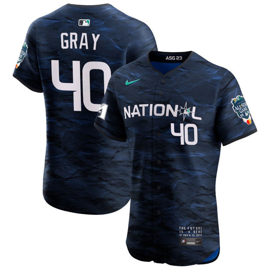 Josiah Gray  National League Nike 2023 MLB All-Star Game Pick-A-Player Vapor Premier Elite Jersey - Royal
