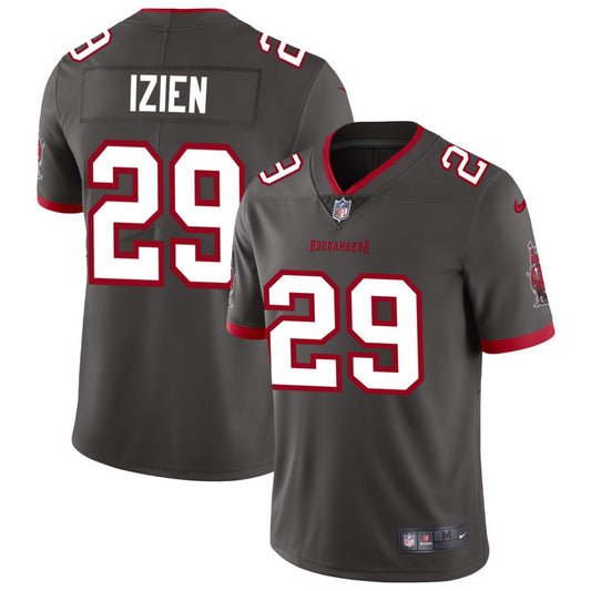 Christian Izien Tampa Bay Buccaneers Nike Vapor Untouchable Elite Alternate Jersey - Pewter