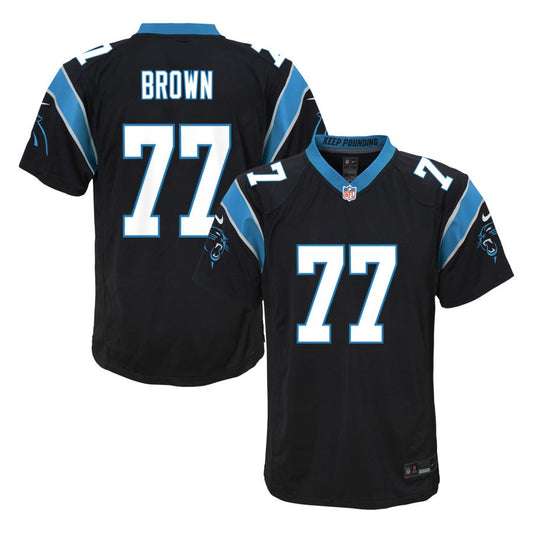 Deonte Brown  Carolina Panthers Nike Youth Game Jersey - Black
