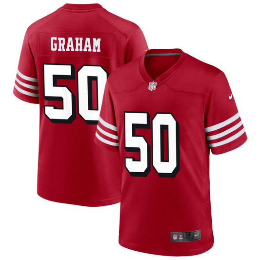 Jalen Graham San Francisco 49ers Nike Alternate Game Jersey - Scarlet