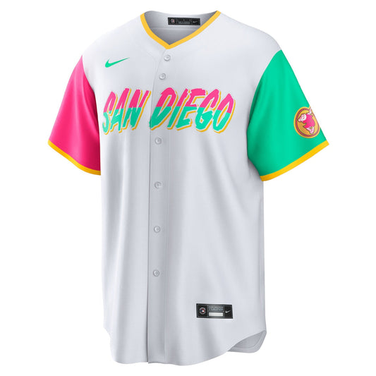 Men's Manny Machado Nike Padres 2022 City Connect Replica Jersey - White
