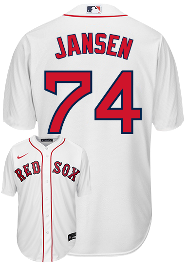 Kenley Jansen Youth Jersey - Boston Red Sox Replica Kids Home Jersey