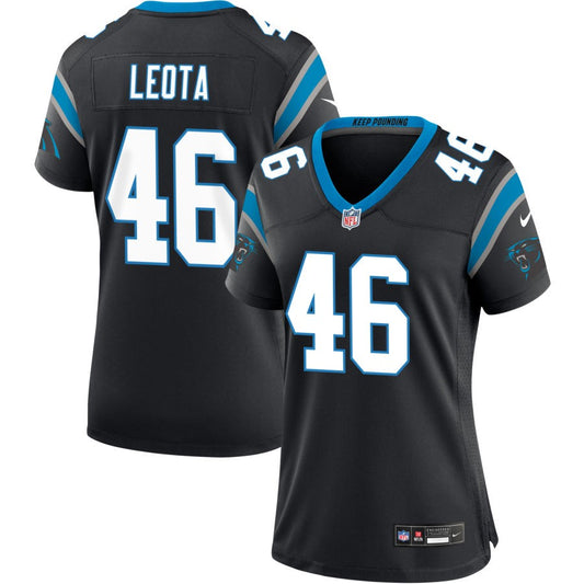 Eku Leota Carolina Panthers Nike Women's Game Jersey - Black